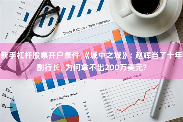 新手杠杆股票开户条件 《城中之城》: 赵辉当了十年副行长, 为何拿不出200万美元?
