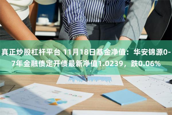 真正炒股杠杆平台 11月18日基金净值：华安锦源0-7年金融债定开债最新净值1.0239，跌0.06%