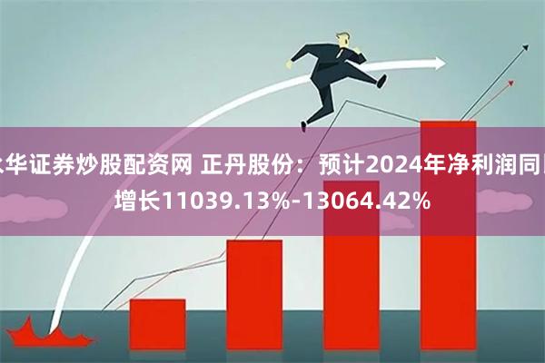永华证券炒股配资网 正丹股份：预计2024年净利润同比增长11039.13%-13064.42%